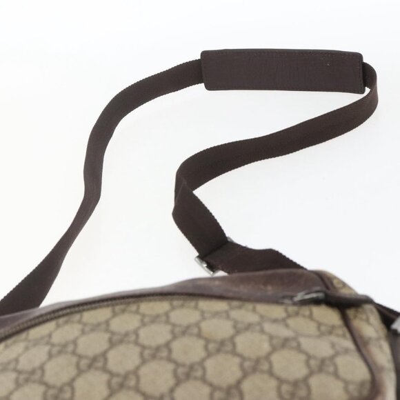 Authentic GUCCI GG Supreme Shoulder Bag PVC Beige Silver 114291 - Picture 15 of 16